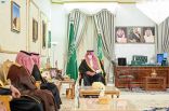 سمو الأمير فيصل بن خالد بن سلطان يستقبل الرئيس التنفيذي لشركة أسمنت الشمالية