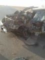 إصابة شخص بإصابات خطيرة اثر حادث إصطدام سيارة و شاحنة على طريق “طريف – عرعر”