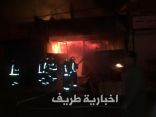 مدني عرعر يخمد حريقاً التهم ورشة نجارة وحدادة