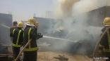 “مدني عرعر” يسيطر على حريق نشب في أحد المستودعات وسكن للعمالة