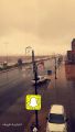 بالفيديو والصور..هطول أمطار غزيرة قبل قليل على محافظة طريف