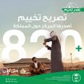 “الغطاء النباتي ومكافحة التصحر”: إصدار 820 تصريحًا للتخييم بجميع مناطق السعودية خلال شهر