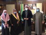 الصقر يستقبل مدير فرع وزارة الشؤون الإسلامية بالشمالية