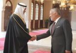 السفير نايف السديري يقدم أوراق اعتماده لملك الأردن