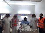 “هلال الشمالية” ينفذ برنامج “معكم” لزيارة المرضى والمصابين بعرعر