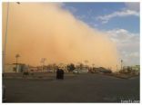 صور من العاصفة اللتي إجتاحت محافظة طريف عصر هذا اليوم