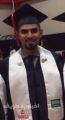 الأستاذ حابس الرويلي يهنئ منصور فداوي بمناسبة تخرجه من جامعة كنتاكي بأمريكا