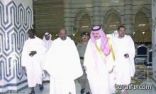 قام فخامة الرئيس عمر حسن البشير رئيس جمهورية السودان أمس بزيارة المسجد النبوي الشريف
