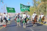 “مسيرة الخيول” تجوب شوارع عرعر احتفالاً باليوم الوطني 92