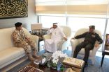 سفير خادم الحرمين الشريفين لدى الأردن يستقبل الملحق العسكري البحريني في عمان