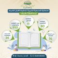 إحصائية الجمعية الخيرية لتحفيظ القرآن الكريم بمحافظة طـريـف