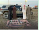 قوة المجاهدين بالشمالية تلقي القبض على مواطنين لممارستهم الصيد بالقرب من محمية الملك سلمان بن عبد العزيز
