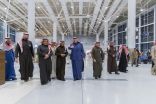 سمو الأمير فيصل بن خالد بن سلطان يتفقد مشروع تطوير مطار عرعر