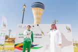 سمو أمير منطقة الحدود الشمالية بالنيابة يتسلّم شعلة دورة الألعاب السعودية 2022