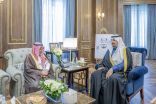 الأمير فيصل بن خالد بن سلطان يستقبل رئيس نادي عرعر