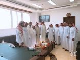 مكتب العمل بمحافظة طريف يقيم حفل معايدة لمنسوبيه