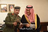 الأمير مشعل بن عبدالله يستقبل مدير جوازات منطقة الحدود الشمالية
