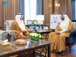 سمو أمير الحدود الشمالية يستقبل مدير فرع وزارة البيئة والمياه والزراعة المعين حديثاً
