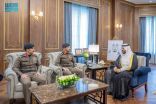 سمو أمير الحدود الشمالية يستقبل مدير شرطة المنطقة ومدير المرور المعين حديثاً