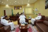 رئيس مجلس إدارة ‎غرفة عرعر و مدير عام فرع وزارة التجارة بالمنطقة  يتباحثان سبل التعاون